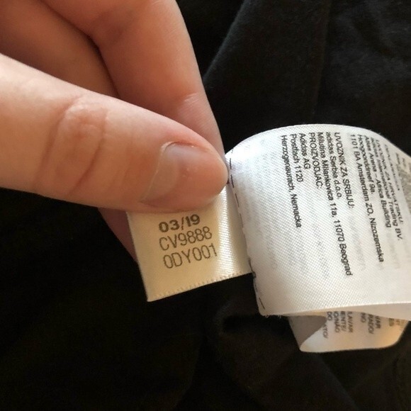 Adidas Originals Black Trefoil Tee NWT Size Medium - Picture 14 of 14